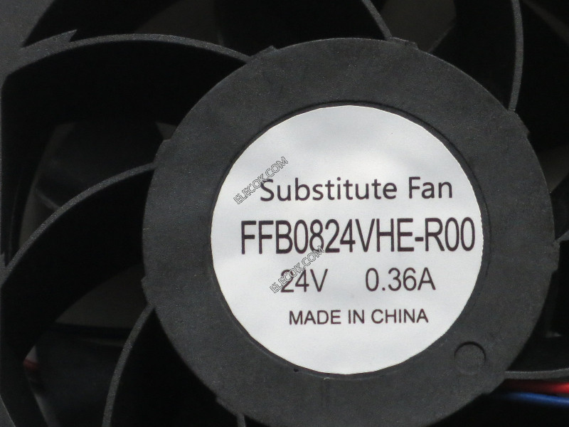 DELTA FFB0824VHE-R00 24V 0.36A 3wires Cooling Fan, substitute