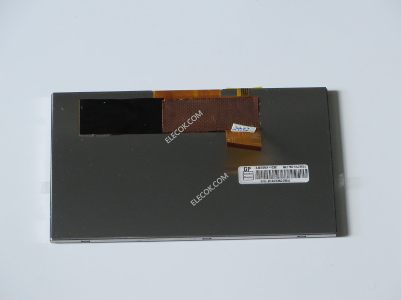 ZJ070NA-03C 7.0" a-Si TFT-LCD,Panel for CHIMEI INNOLUX,used