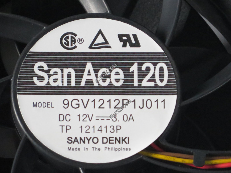 Sanyo 9GV1212P1J011 12V 3A Cooling Fan
