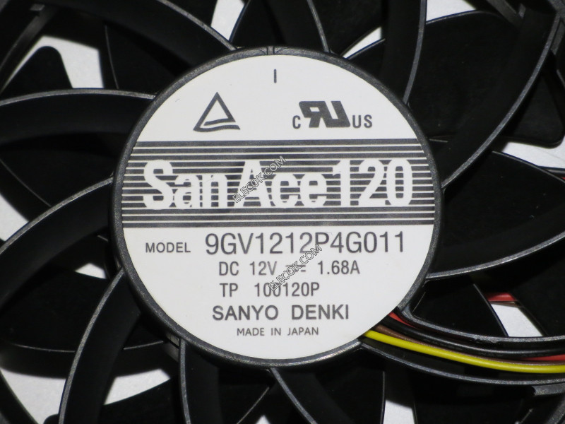 Sanyo 9GV1212P4G011 12V 1.68A 20.16W Cooling Fan