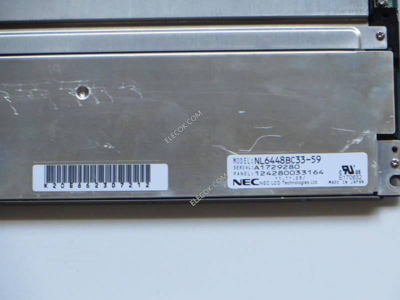 NL6448BC33-59 10,4" a-Si TFT-LCD Panel számára NEC used 