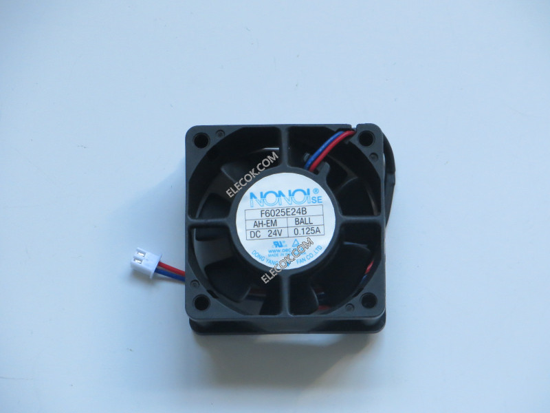 NONOISE F6025E24B 24V 0,125A 2wires Cooling Fan 