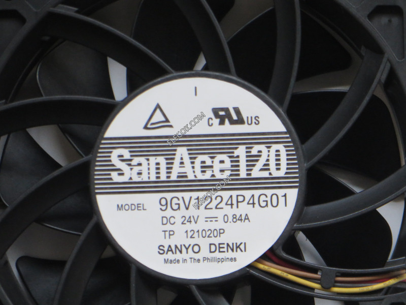 Sanyo 9GV1224P4G01 24V 0,84A 20,16W 4wires Cooling Fan 