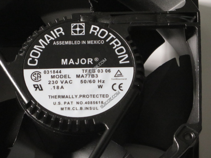 Comair Rotron MA77B3 230V 41,4W Cooling Fan Refurbished 