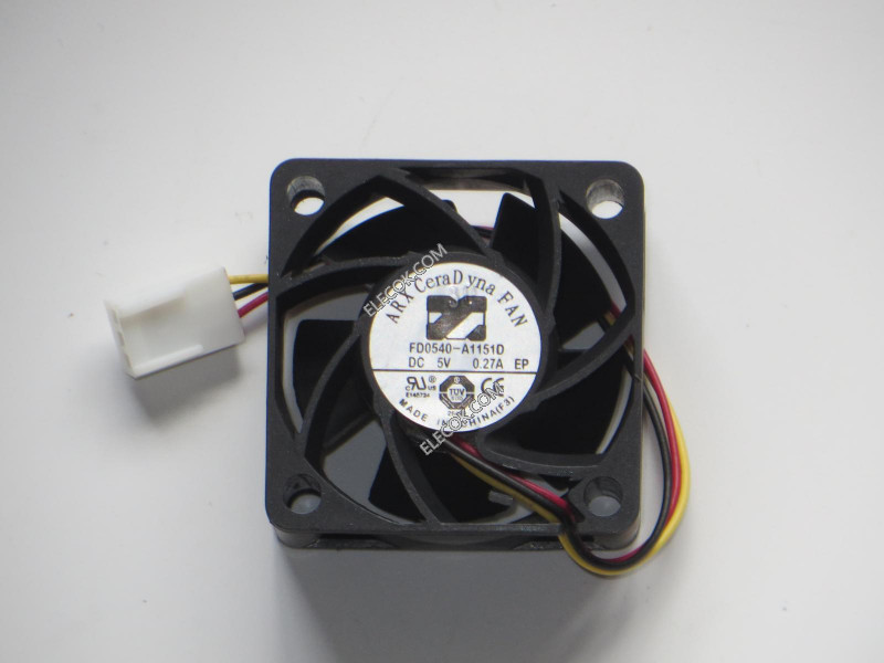 ARX FD0540-A1151D 5V 0,27A 3 vezetékek Cooling Fan new 