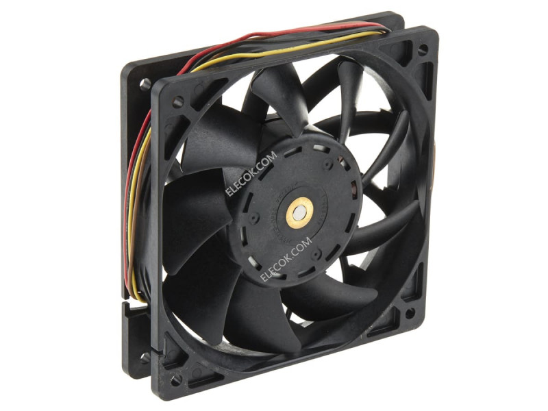 Sanyo 9GV1248P4G011 48V 0.42A 4wires Cooling Fan, refurbished