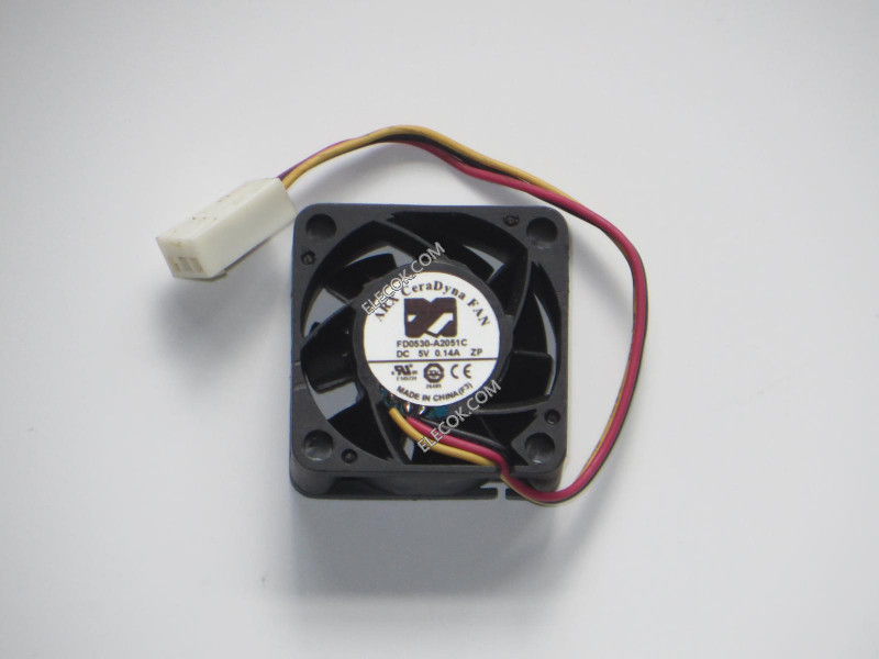 ARX FD0530-A2051C 5V 0,14A 3wires cooling fan 
