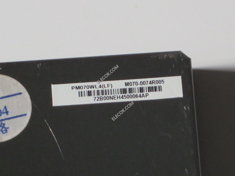 PM070WL4(LF) 7.0" a-Si TFT-LCD Panel pro PVI without dotyková obrazovka 