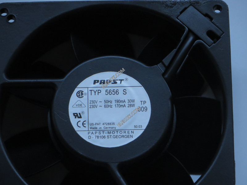 Ebmpapst TYP 5656S 230V 0.19/0.17A 30/28W Cooling Fan