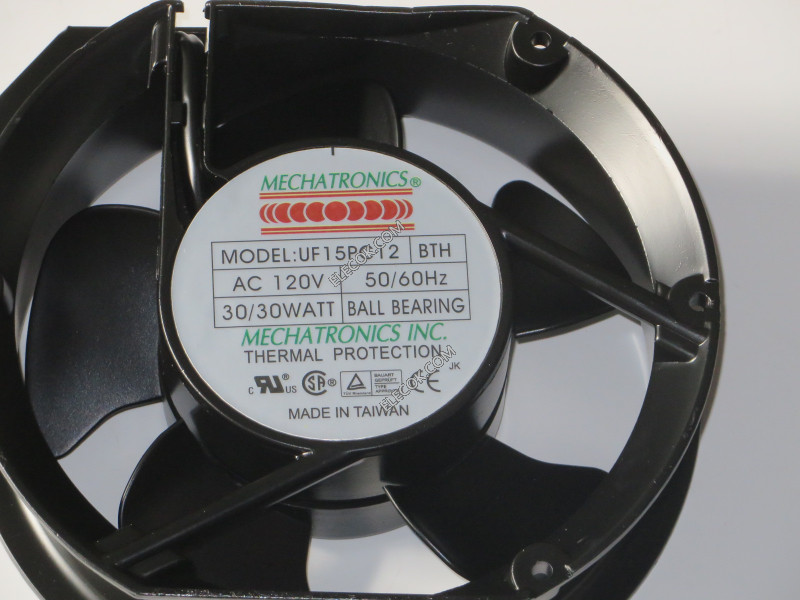 MECHATRONICS UF15PC12 BTH  120V AC  50/60HZ  30W Cooling Fan  with  socket connection