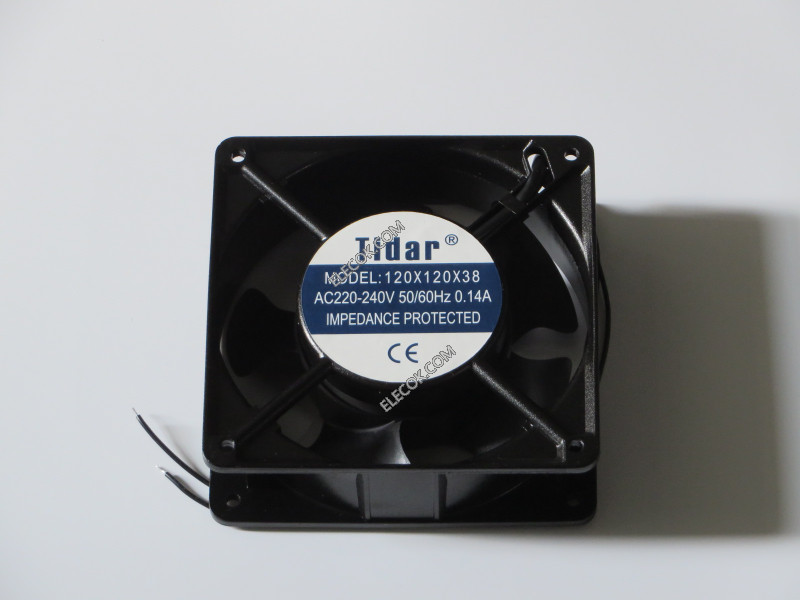 Tidar 120X120X38 220/240V 0,14A 2wires Cooling Fan refurbished 