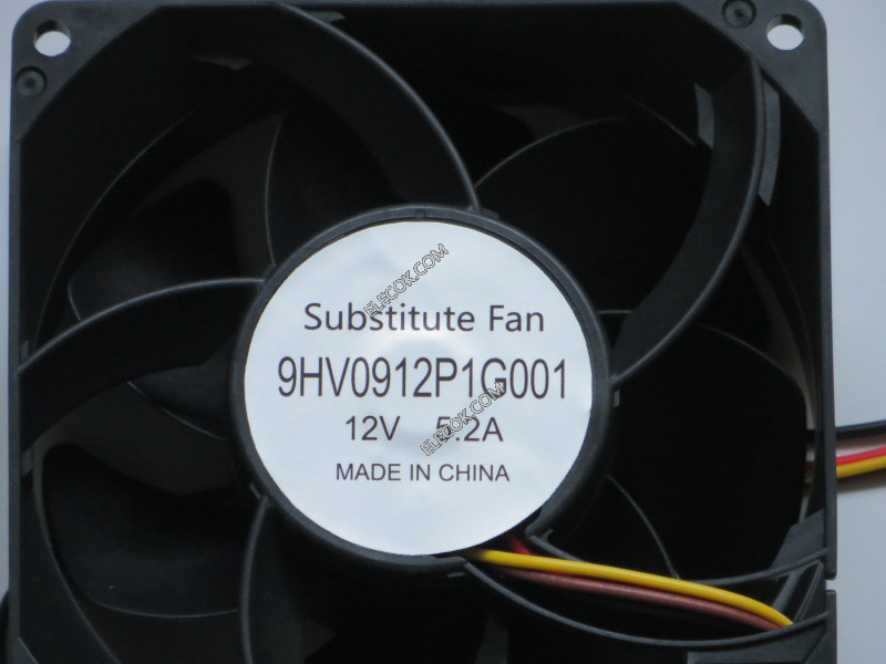 Sanyo 9HV0912P1G001 12V 5,2A 62,4W 4wiresCooling Fan Substitute 