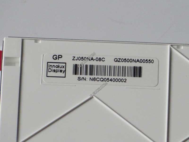 ZJ050NA-08C 5.0" a-Si TFT-LCD Panel számára INNOLUX 