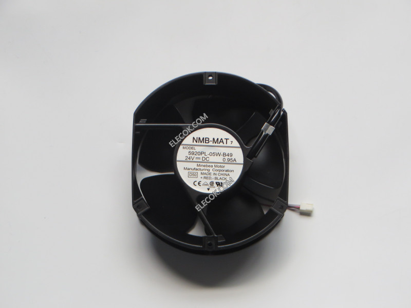NMB 5920PL-05W-B49-D50 24V 0.95A 3wires cooling fan ，with test speed function    refurbished 