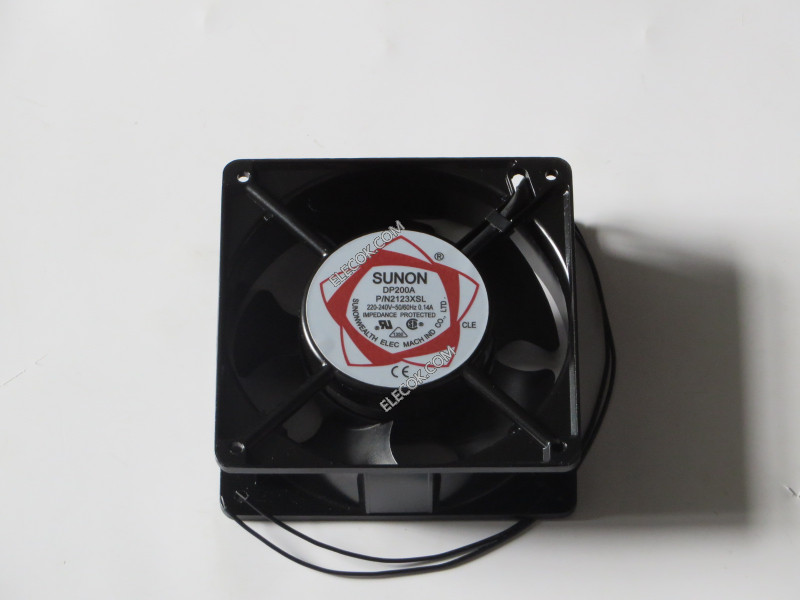 SUNON DP200A P/N 2123XSL 220/240V 50/60HZ 0.14A 2wires cooling fan