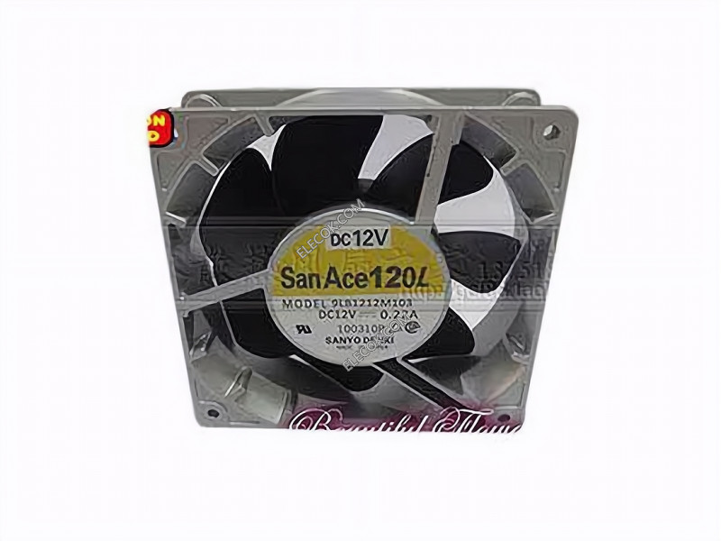 Sanyo 9LB1212M103 12V 0.22A 2.64W 3wires Cooling Fan