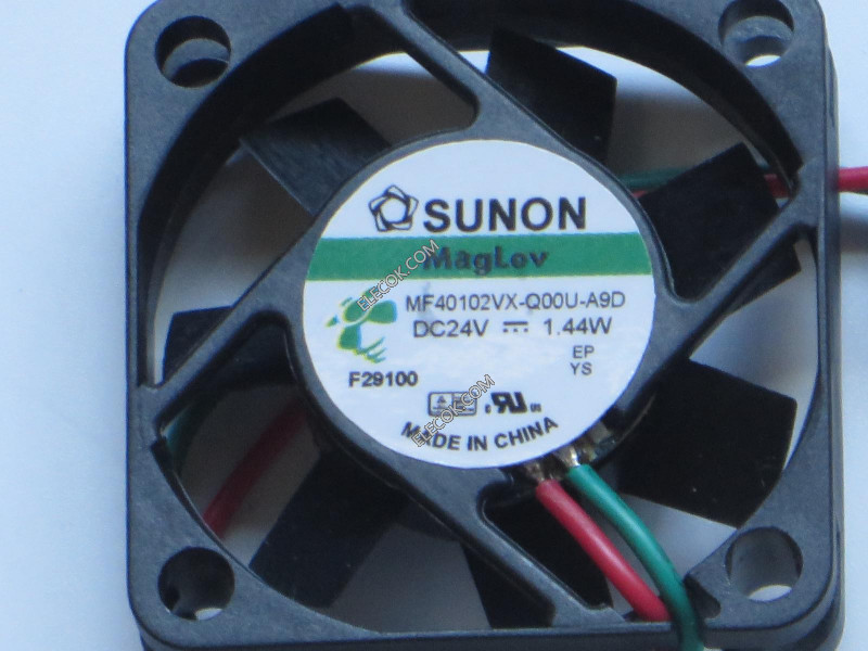 SUNON MF40102VX-Q00U-A9D 24V 1,44W 2wires Cooling Fan with blue csatlakozó 