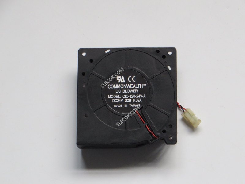 COMMONWEALTH CIC-120-24V-A 24V 0.32A 2wires cooling fan