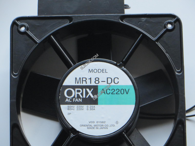 ORIX MR18-DC 220V 50/60Hz 0,25A/0,3A Cooling Fan refurbishment 
