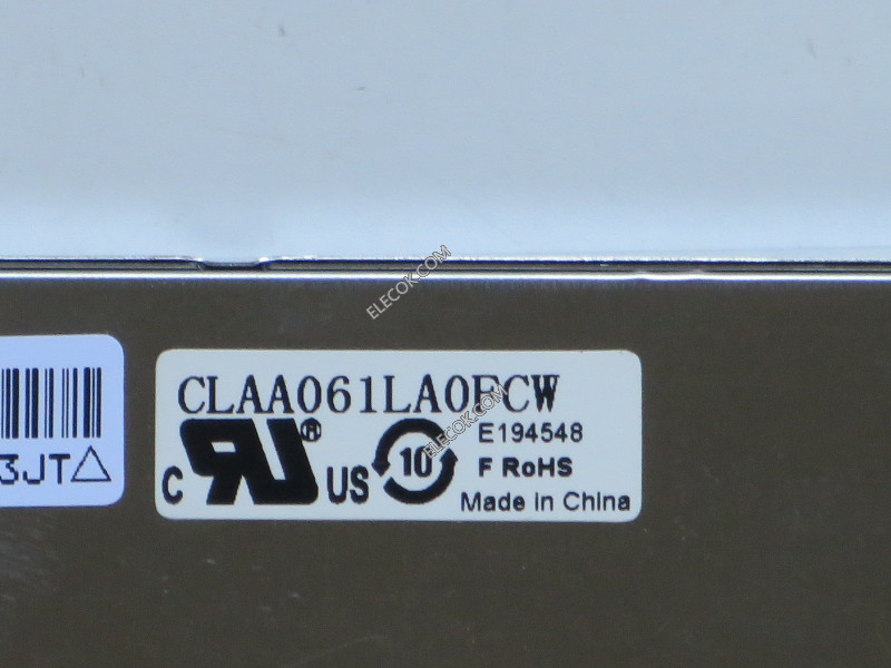 CLAA061LA0FCW 6,1" 800×480 LCD Panel pro CPT 