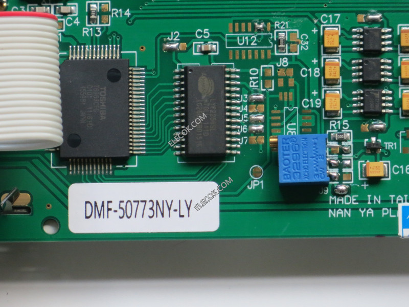 DMF-50773NY-LY 5,4" FSTN LCD Panel számára OPTREX Replace green film 