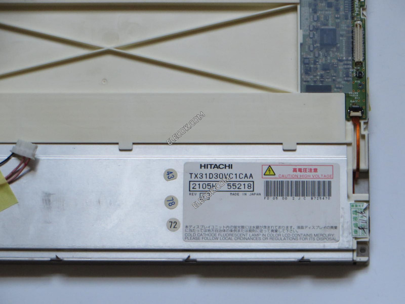 TX31D30VC1CAA 12,1" a-Si TFT-LCD Panel pro HITACHI 