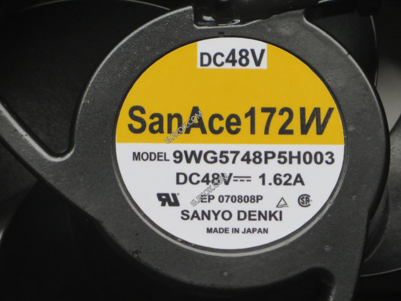 Cooling Fan for Sanyo SanAce172W MODEL 9WG5748P5H003 DC 48V 1.62A 4wire 