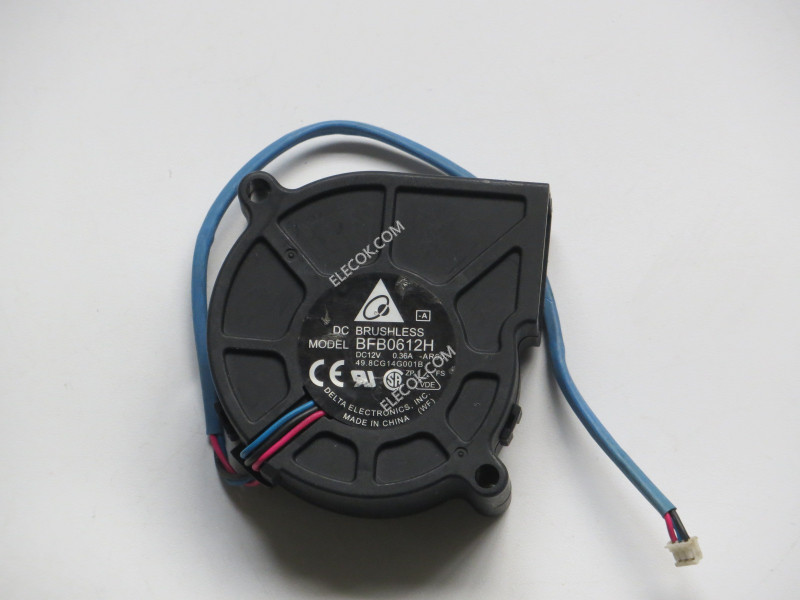 Delta BFB0612H-AR00 12V 0.36A 3wires  Fan