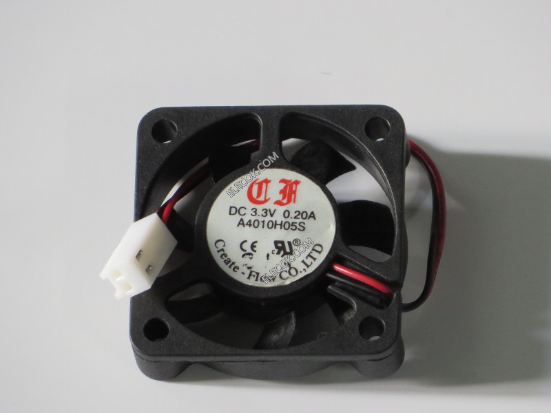 CREATE-FLOW A4010H05S 3.3V 0.20A 2wires cooling fan