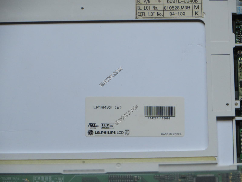 LP104V2-W 10,4" a-Si TFT-LCD Panel számára LG.Philips LCD used 