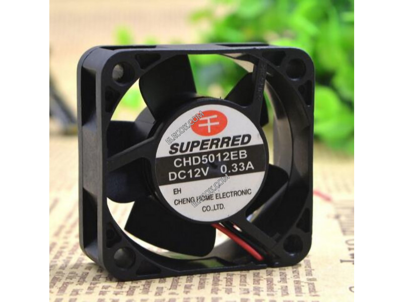 SUPERRED CHD5012EB 12V 0,33A 2wires cooling fan 