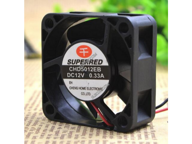 SUPERRED CHD5012EB 12V 0,33A 2wires cooling fan 