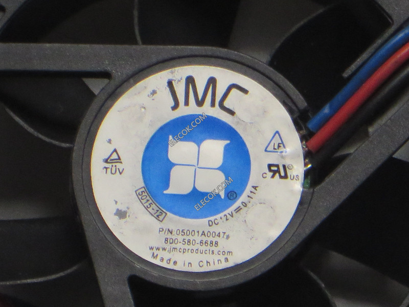 JMC 5015-12 12V 0,11A 3wires Chlazení Fan 