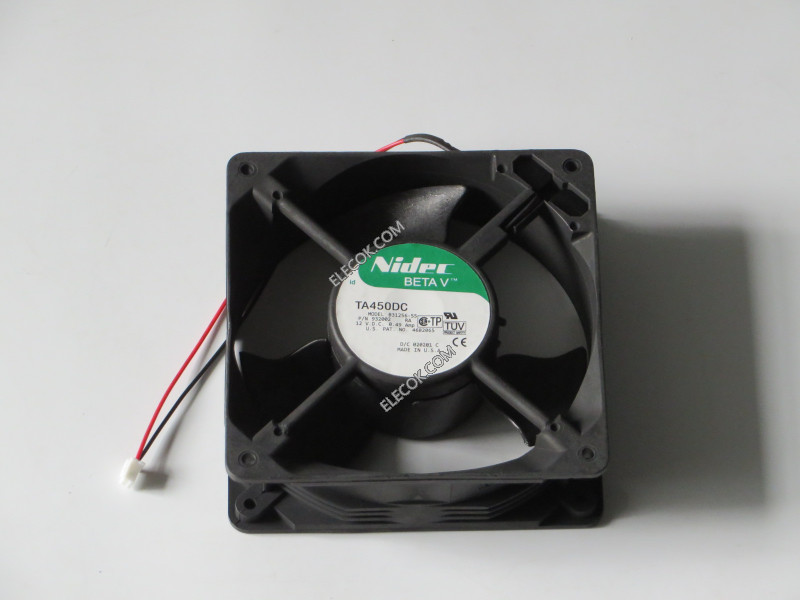 Nidec TA450DC B31256-55 12V 0.49A 2wires Cooling Fan