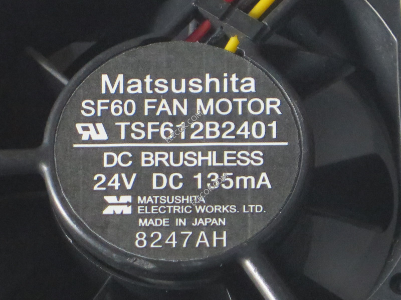 MATSUSHITA TSF612B2401 24V 135mA 3wires Chlazení Fan 