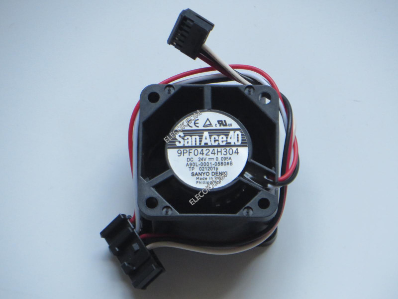 Sanyo 9PF0424H304 24V 0,095A 3wires Cooling Fan 
