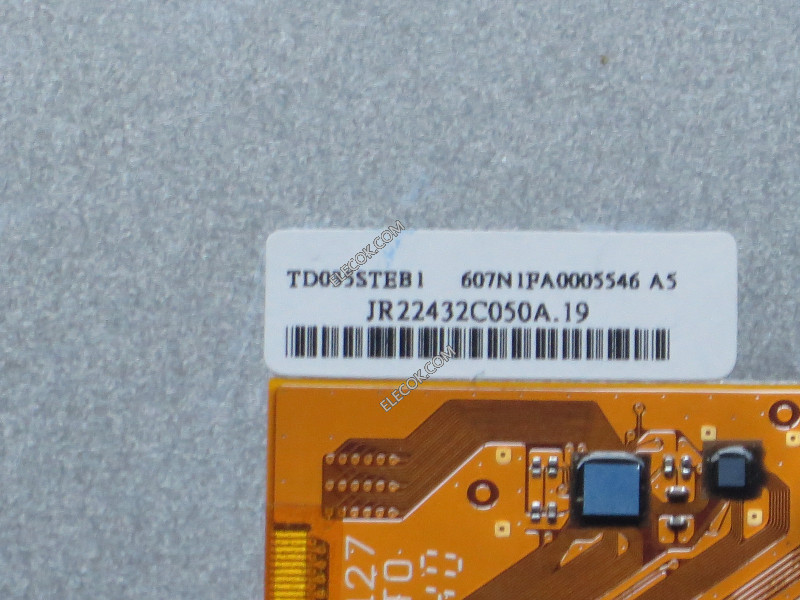 TD035STEB1 3,5" LTPS TFT-LCD Panel számára Toppoly 