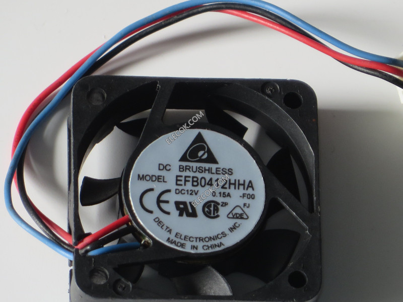 DELTA EFB0412HHA-F00 12V 0.15A 3wires Cooling Fan