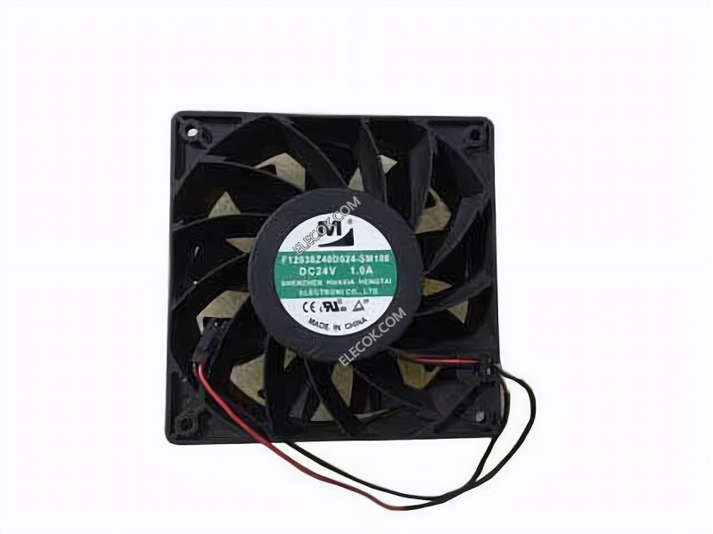 M F12038Z40D024-SM100 24V 1.0A 3wires Cooling Fan