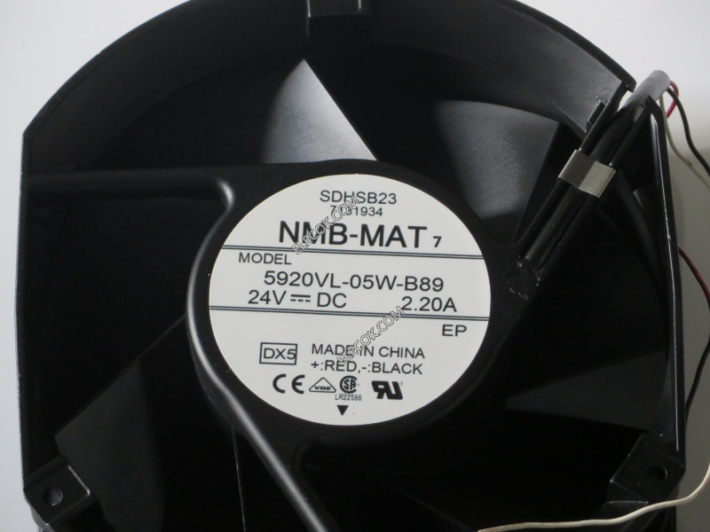 NMB 5920VL-05W-B89 24V 2.20A 52W 3wires fan original a Refurbished 
