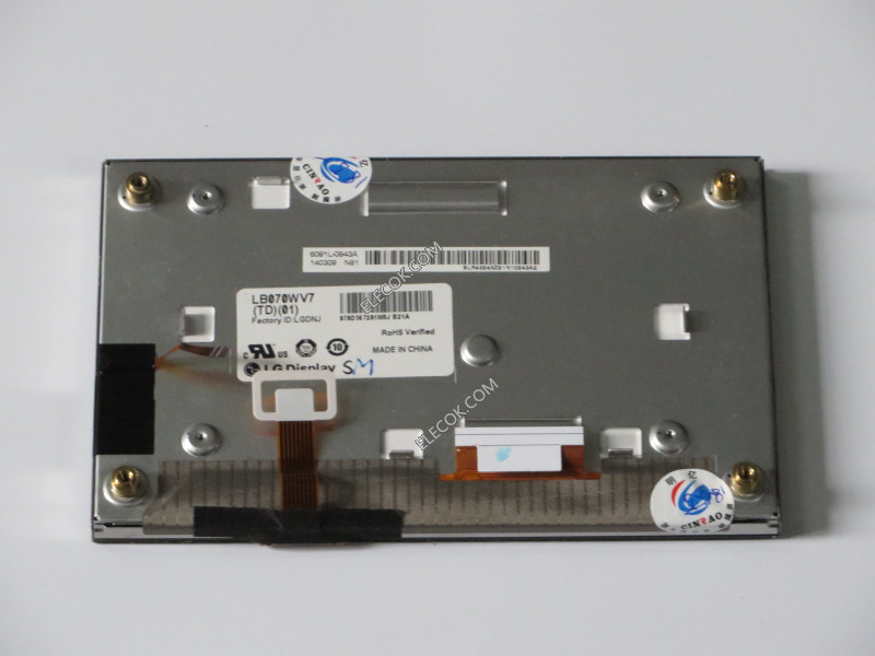 LB070WV7-TD01 7.0" a-Si TFT-LCD Panel számára LG Display 8 csapok érintés 