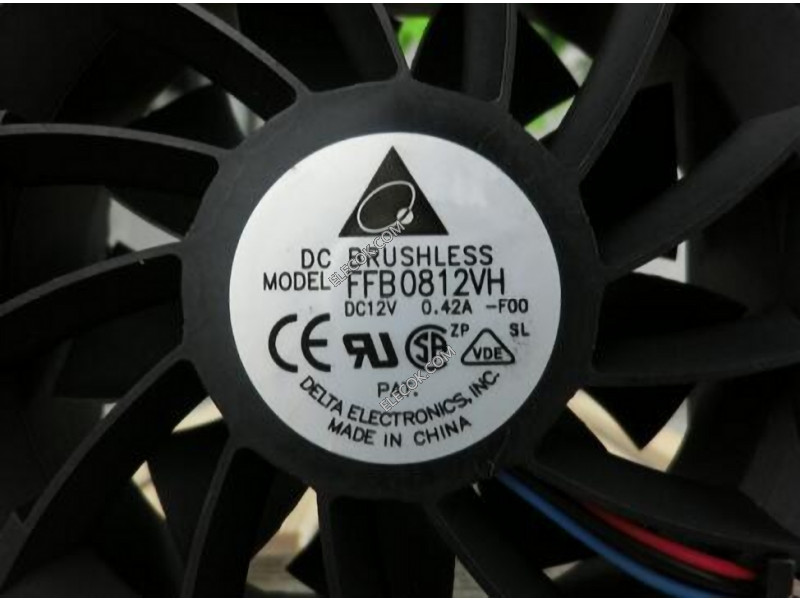 FFB0812VH-FOO Delta 12V 0.42A 8cm Fan