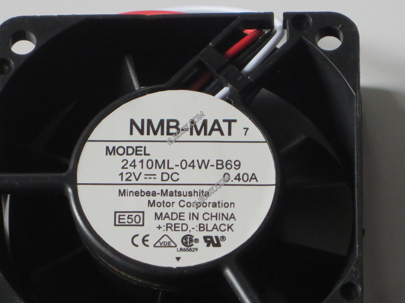 NMB 2410ML-04W-B69 12V 0,4A 3wires Cooling Fan 