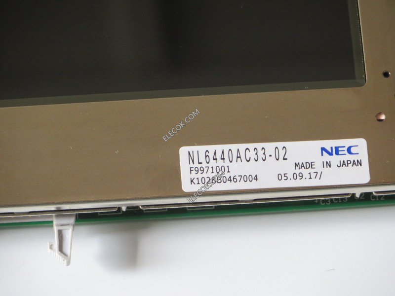 NL6440AC33-02 9,8" lcd képernyő panel számára NEC used 