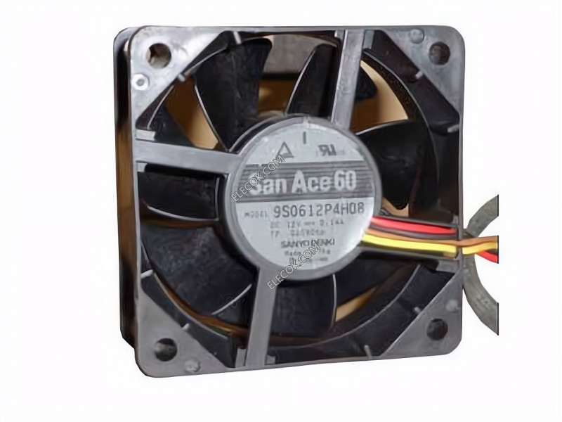 Sanyo 9S0612P4H08 12V 0,14A 4wires Cooling Fan 