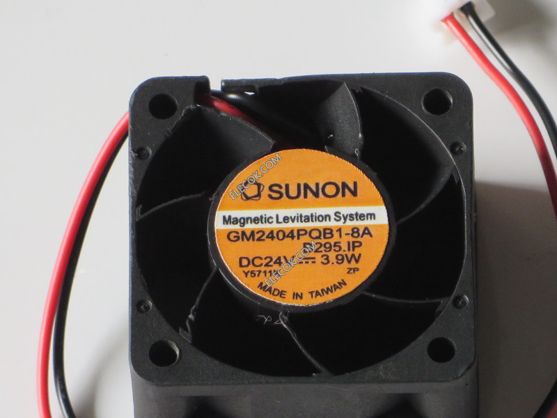 SUNON GM2404PQB1-8A 24V 3.9W 2wires Cooling Fan