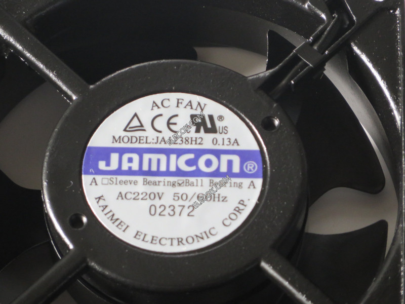 JAMICON JA1238H2 220V 0.13A Cooling Fan  socket connection