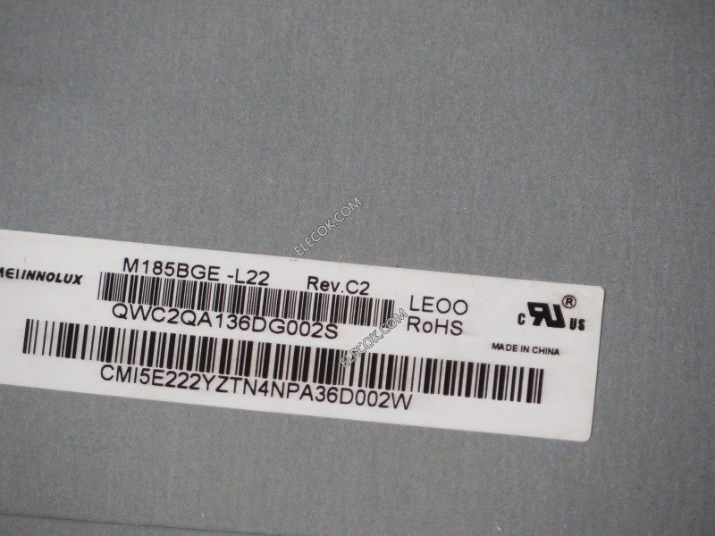 M185BGE-L22 18,5" a-Si TFT-LCD Panel számára CHIMEI INNOLUX 