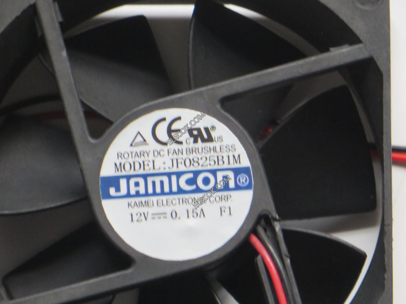 JAMICON JF0825B1M 12V 0.15A 2 wires Cooling Fan