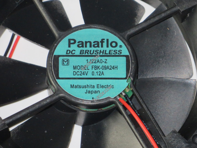 Panaflo FBK-09A24H 24V 0,12A 2wires Cooling Fan 